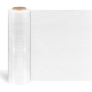 Staples Stretch Wrap, 80 Gauge, 18” x 1500’, Clear Pallet Stretch Film for Secure Wrapping & Shipping — 4 Rolls per Case