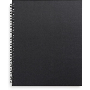 TRU RED Large Soft Cover Project Planner Notebook, Black