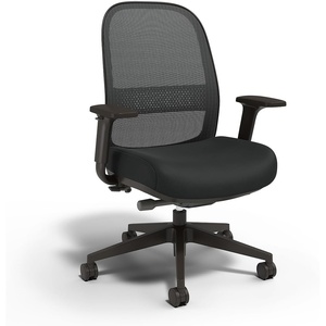 Workplace 2.0 Ergonomic Task Chair, Polyurethane, Black(Fabric)